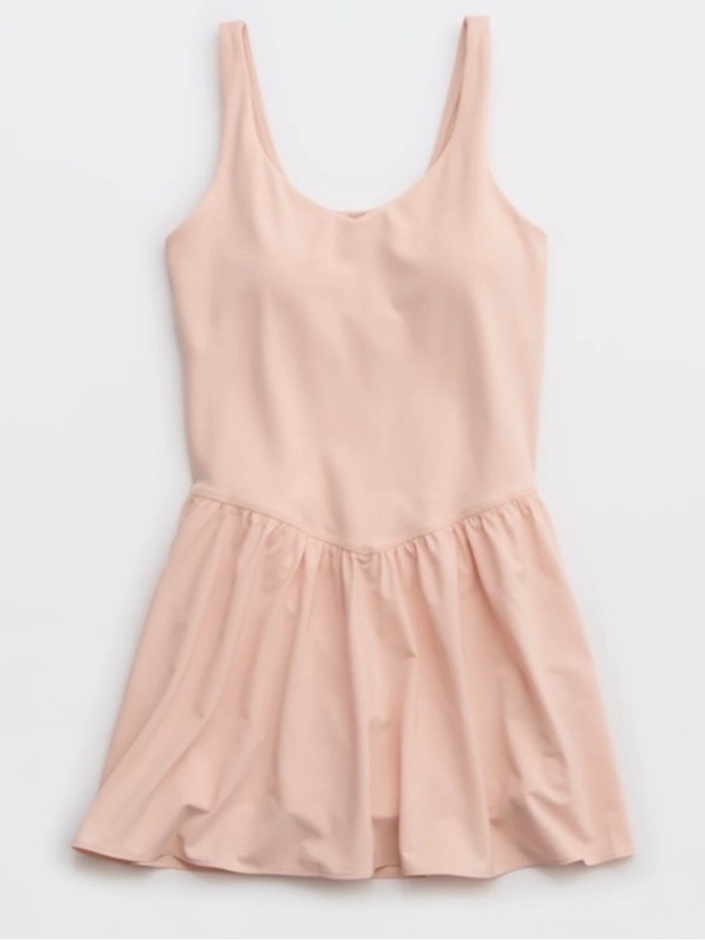 OFFLINE By Aerie Real Me Low Key Plié Dress in Baby Pink